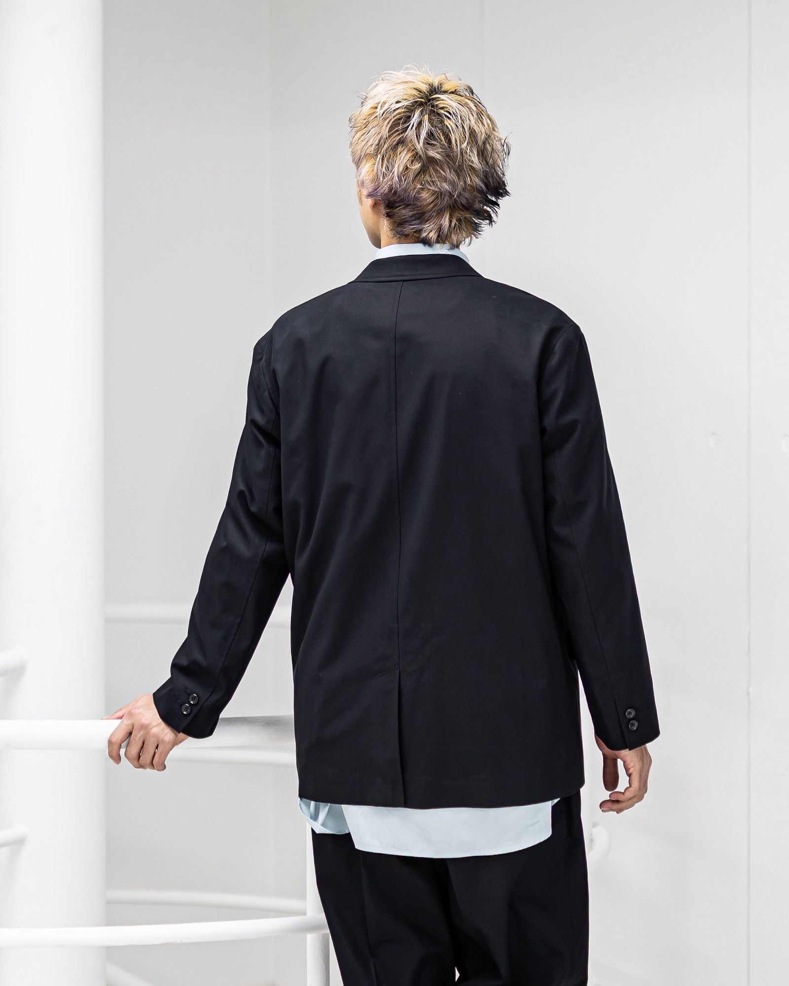 グラフペーパー 26SS Wooly Cotton Twill Single Jacket(GM261-20046B)BLACK☆1月31日(土)発売！