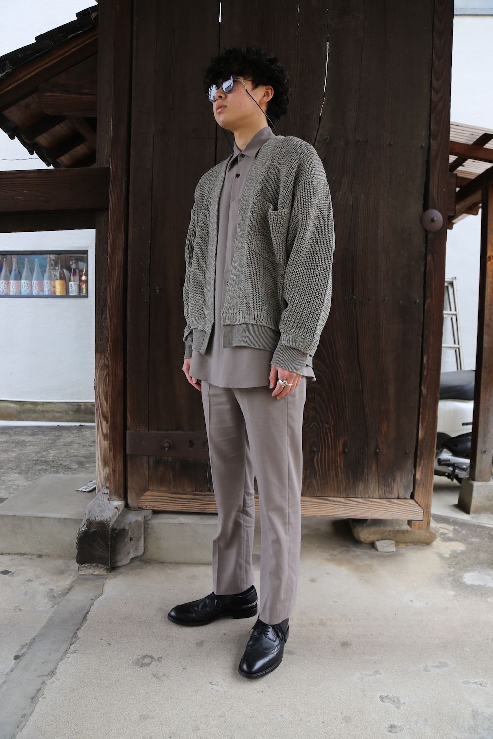 オンラインストア売り YOKE ヨーク 21SS 5G CONNECTING RIB CARDIGAN