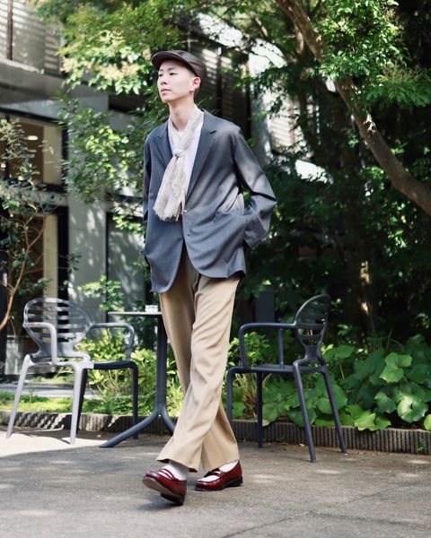 A.PRESSE アプレッセ 23AW Vintage Wool Trousersスタイル