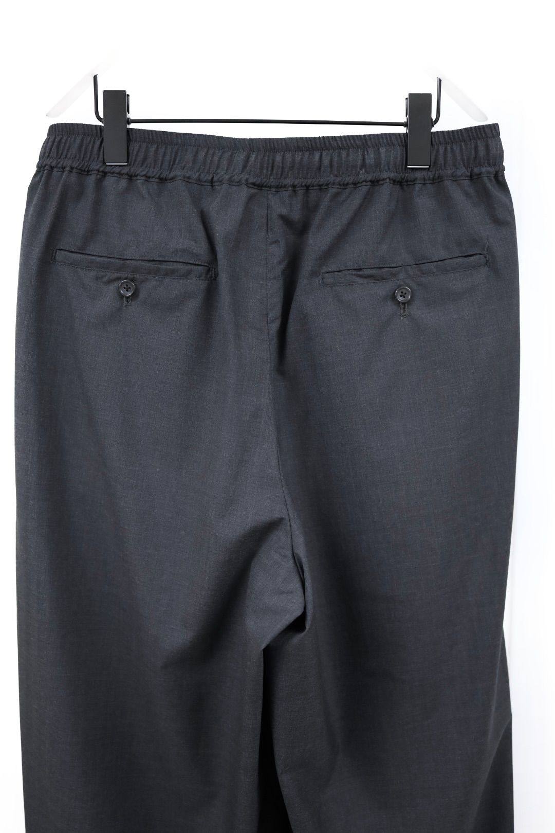 Graphpaper 26SS Fine Wool Heather Drawstring Track Pants(GM261-40322)CHARCOAL☆2月21日(土)発売！