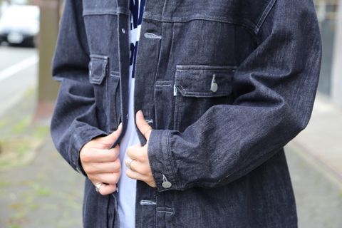 Graphpaper Colorfast Denim Blouson"INDIGO"Style.2020.9.7.