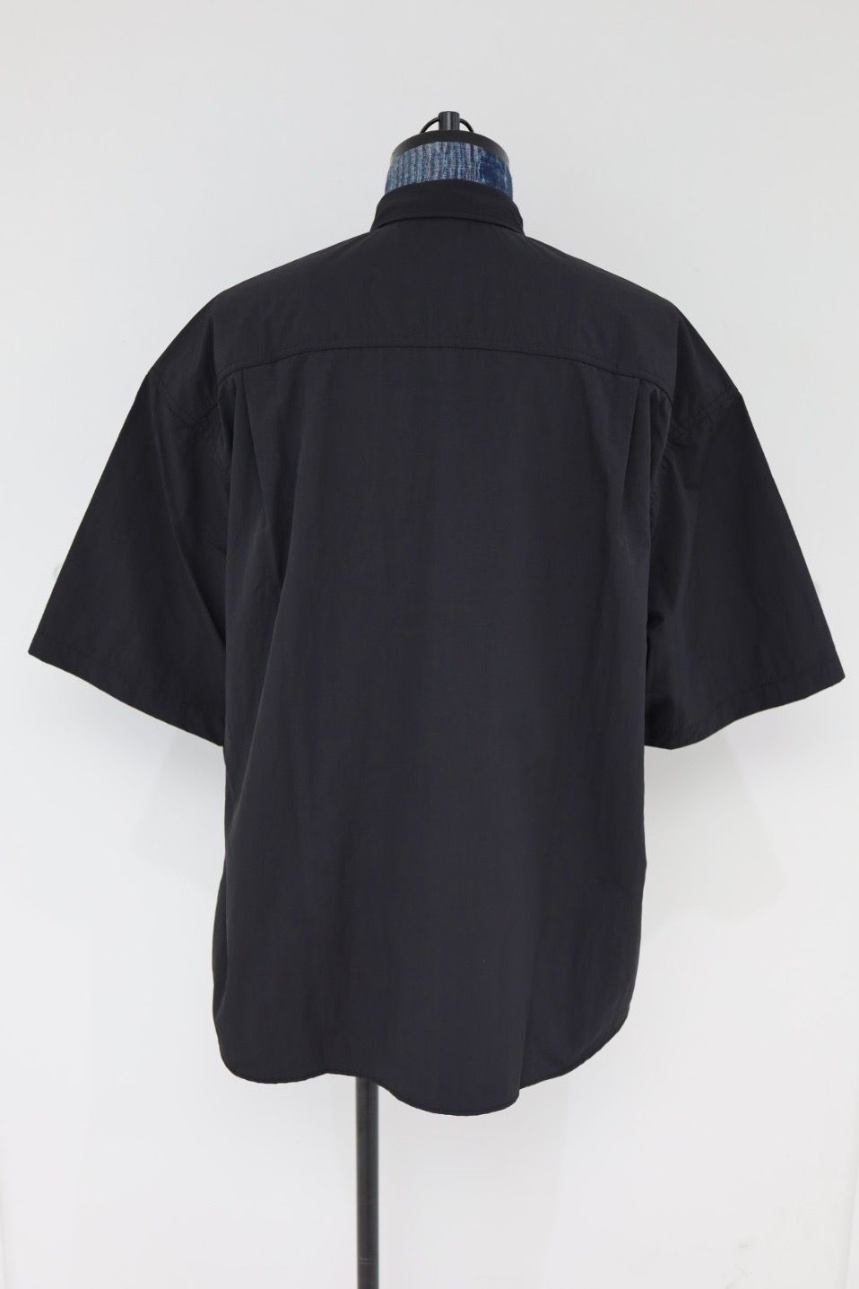 コムデギャルソンオム26SS ナイロンタッサー半袖シャツ(HQ-B021-051)BLACK☆5月1日(金)発売！