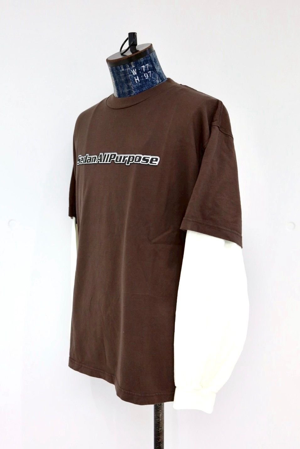 セダンオールパーパス 26SS Skate Logo Layered L/S Tee(SD26S-CT05)Brown x Off☆3月7日(土)発売！