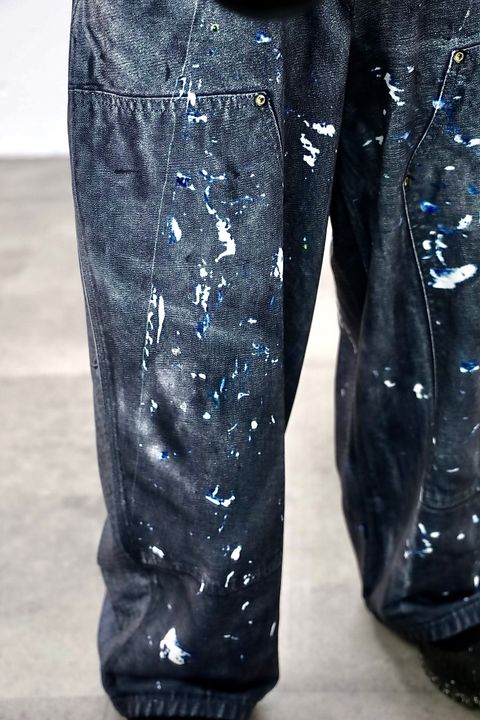 TALKING ABOUT THE ABSTRACTION PRINT DUCK WIDE PT"BLACK"スタイル20260118