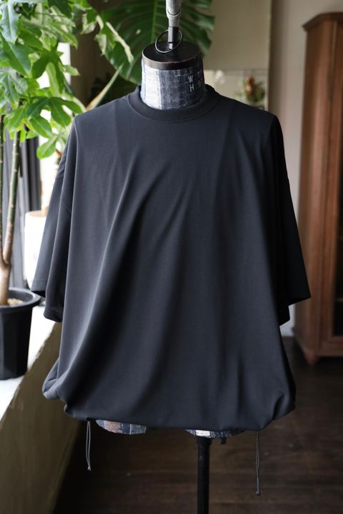 S.F.C 25SS エスエフシー SUPER BIG TEE W DRAWSTRINGS(SFCSS25CS15)Black