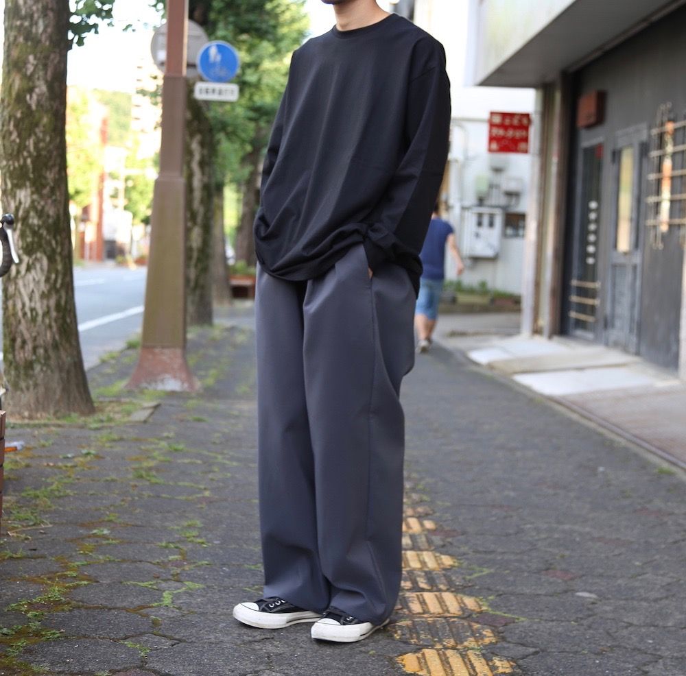 Graphpaper L/S Oversized Tee BLACK Style.2020.9.4. | 1207 | mark