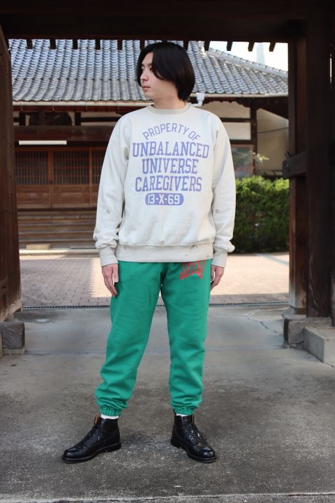 ©SAINT M×××××× SWEAT SHIRT COLLEGE style.2022.2.25 ※2月26日(土)発売