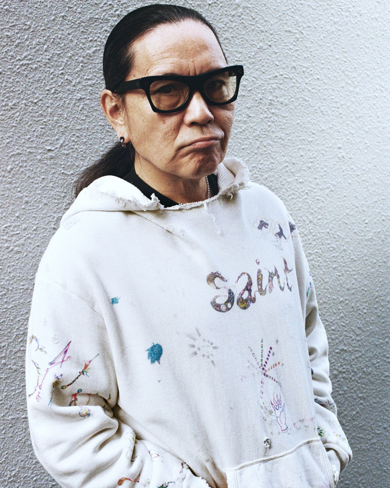 セントマイケル 26SS COCO_DOUBLE FACE HOODIE (SM-MK8-0000-C17)WHITE☆2月21日(土)10:00発売！