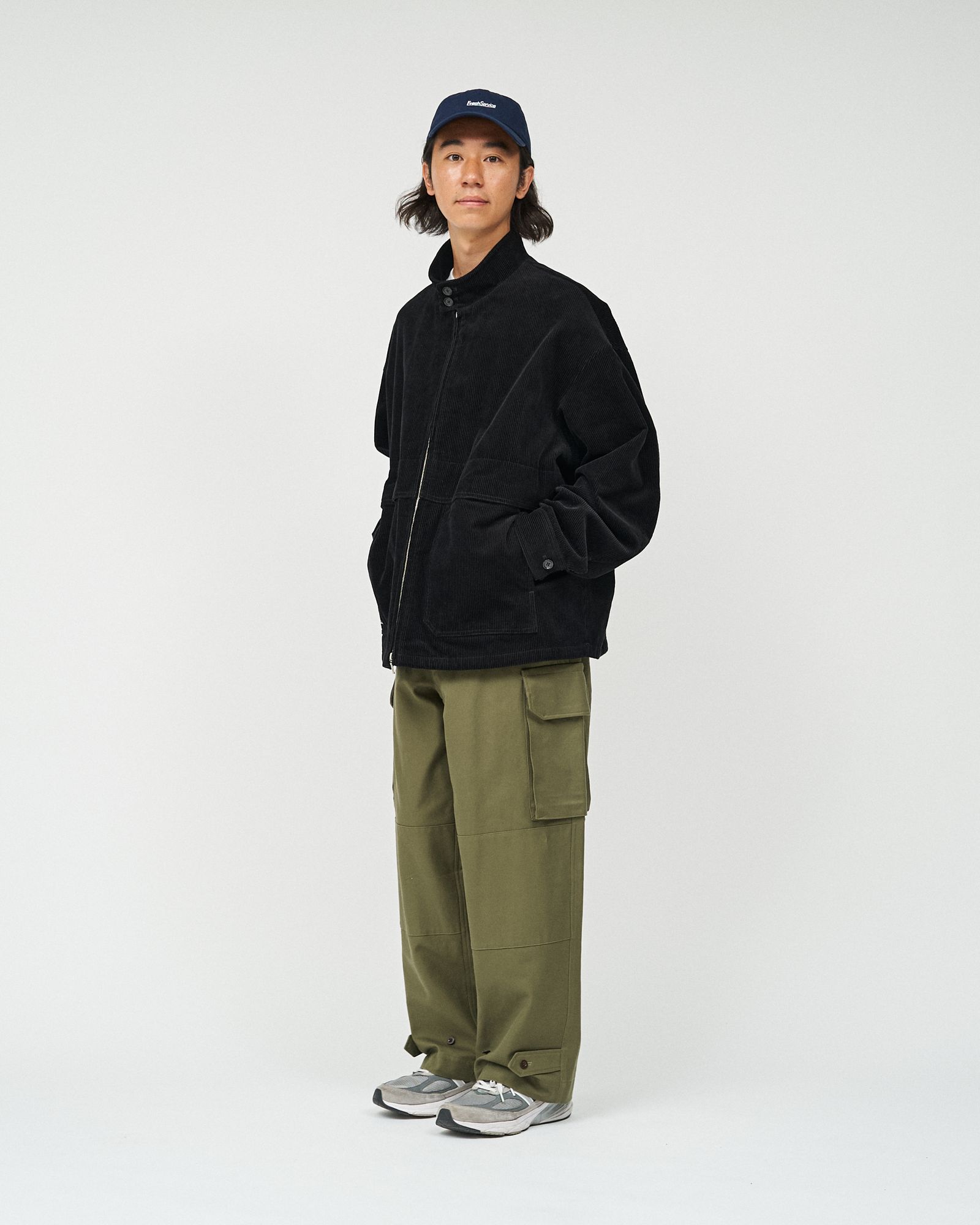 フレッシュサービス COTTON CORDUROY JACKET (FSC253-30124)BLACK★10月4日(土)発売！