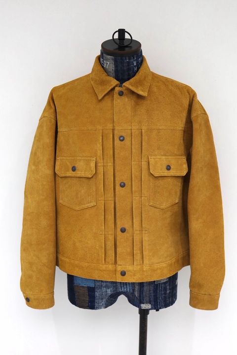 セントマイケル 26SS BBJ_SUEDE SHIRT (SM-MK8-0000-C44)BEIGE☆5月16日(土)発売！