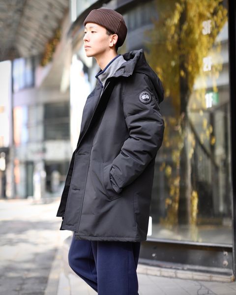 CANADA GOOSE カナダグース 新作Chateau Parka BLACK LABELスタイル