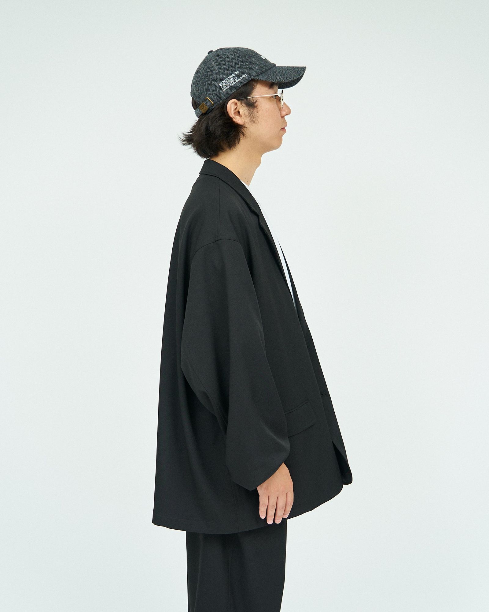 フレッシュサービス WOOLY TWILL JACKET (FSC243-20177)BLACK