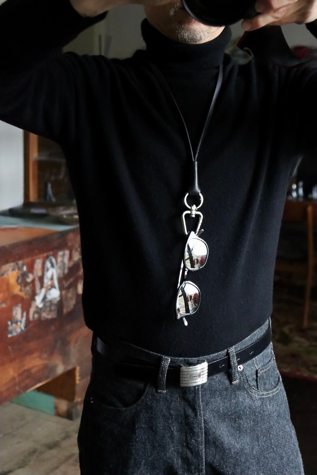 エンダースキーマ ネックストラップ neckstrap(ur-rc-ops)black