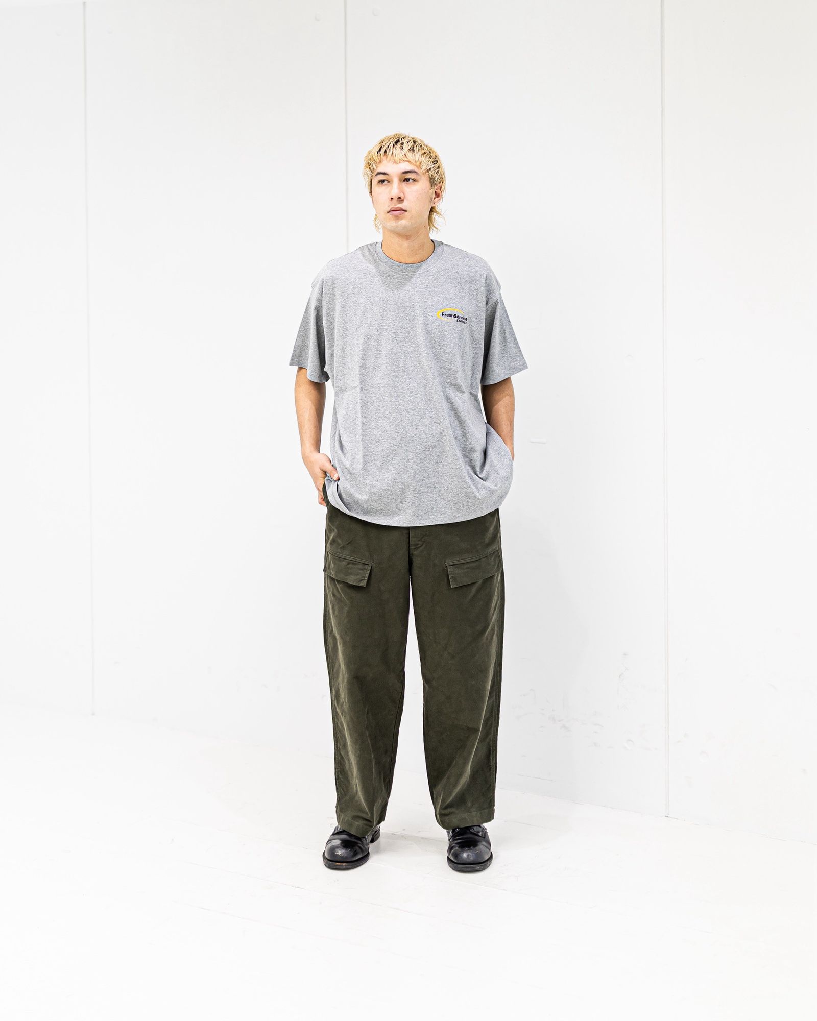 FreshService CORPORATE PRINTED S/S TEE "DISPATCH" (GRAY) 新作発売！