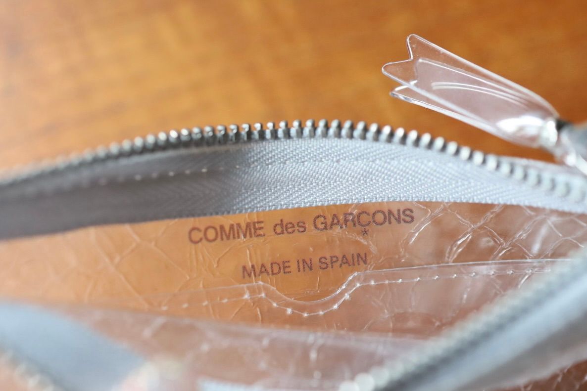 コムデギャルソン 財布 SNAKE TRANSPARENT ZIP POUCH(小)(8Z-T810-051)☆12月再入荷致します！