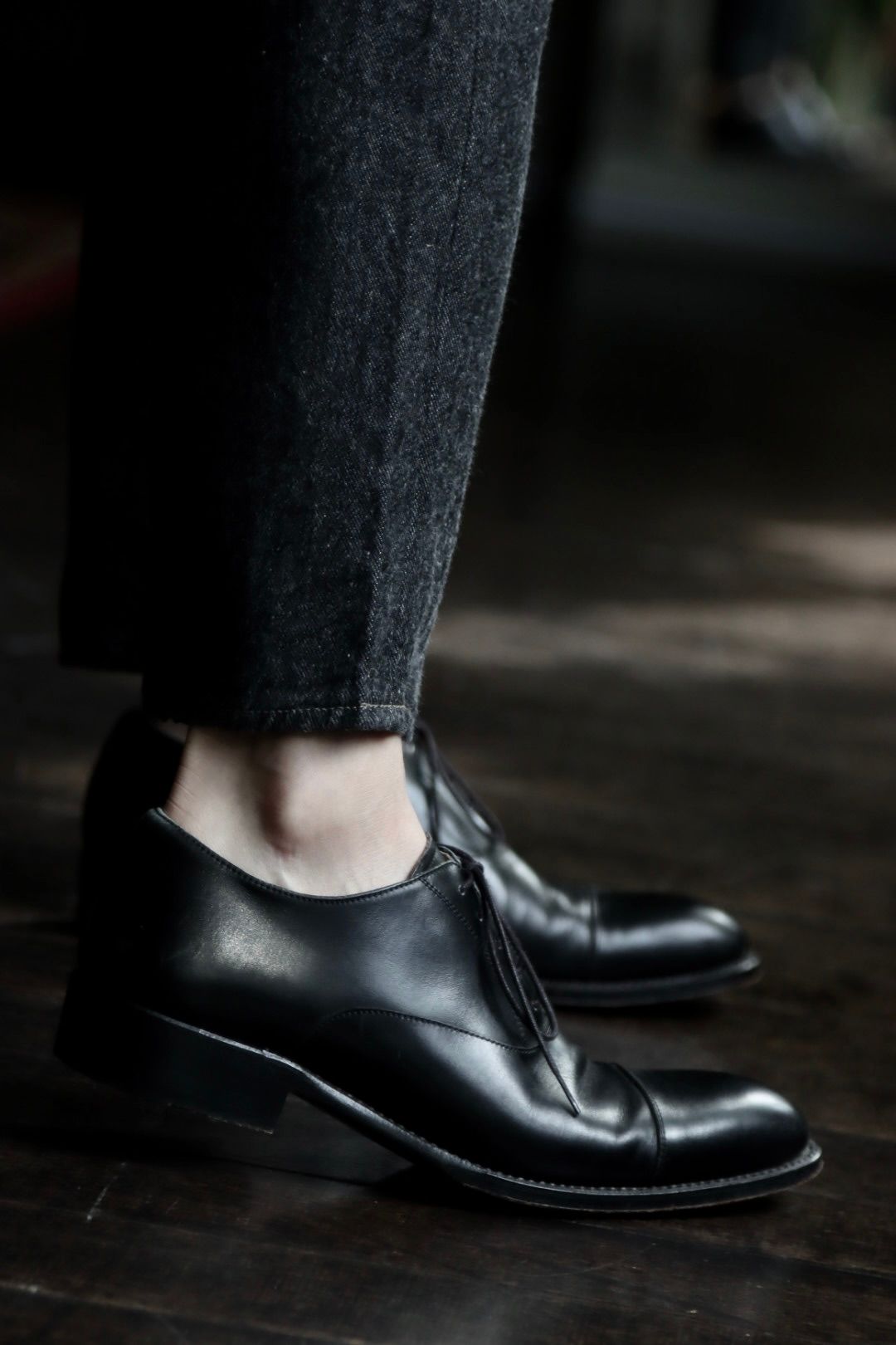 A.PRESSE 23AW Black Washed Denim Pantsスタイル | 3562 | mark