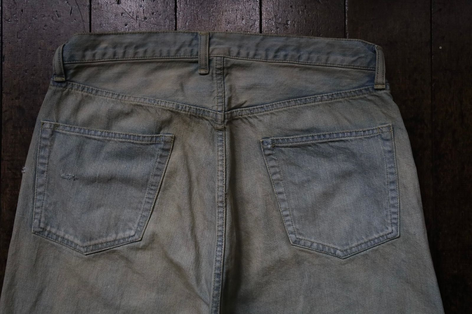 Washed Denim Wide Pants(24AAP-04-18H) BLEACH