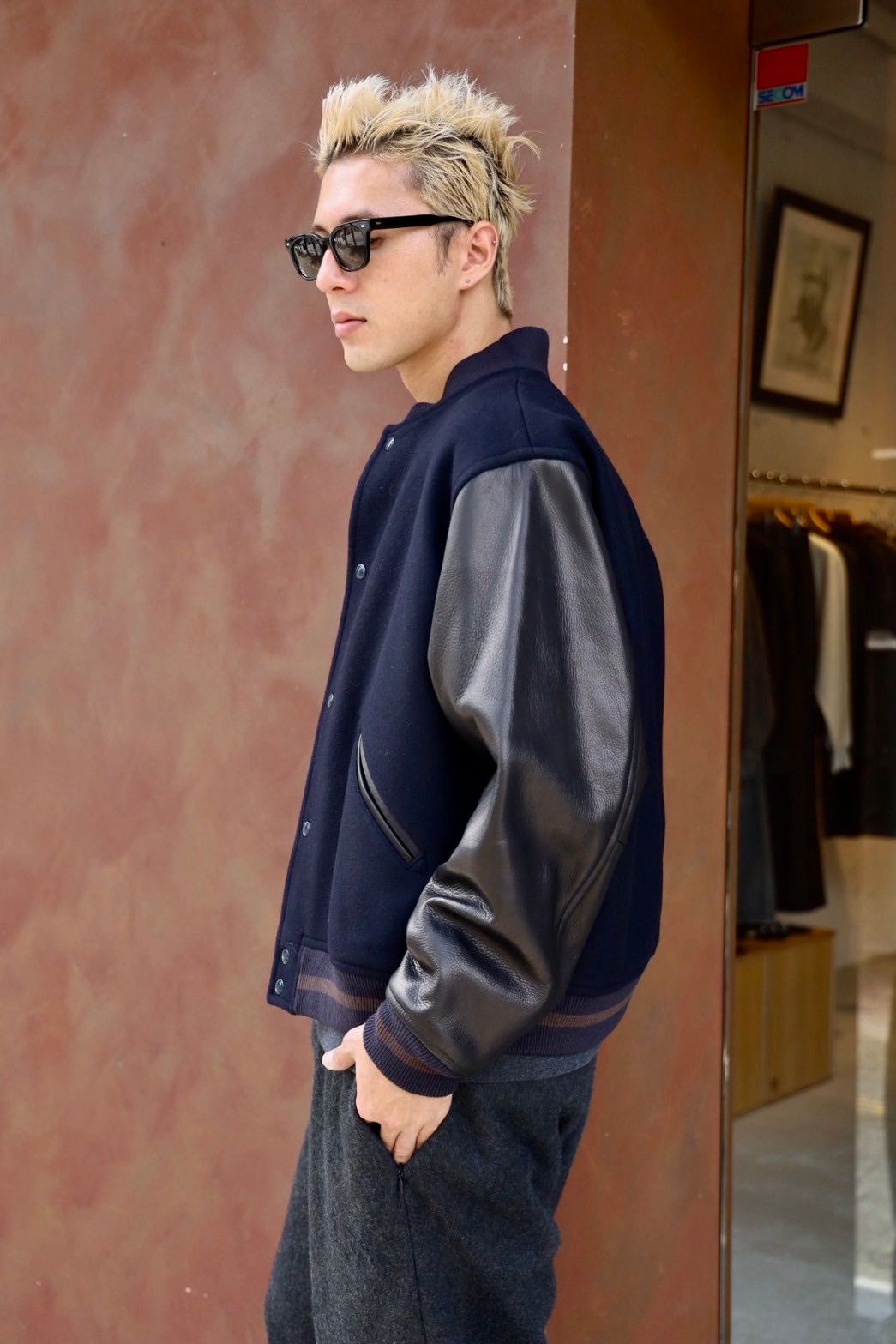 ブラームス 25FW Wool Melton Award Jacket(bROOTS25F1)Dark Navy☆新作発売！
