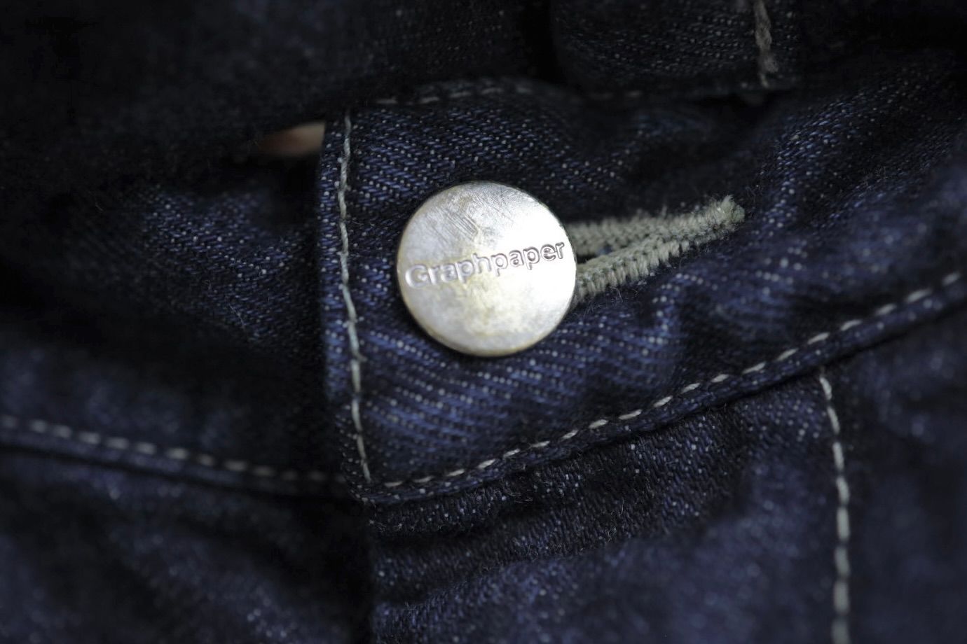 グラフペーパー Selvage Denim Belted Pants(GU261-40064DB)INDIGO_DARK FADE★1月24日(土)発売！