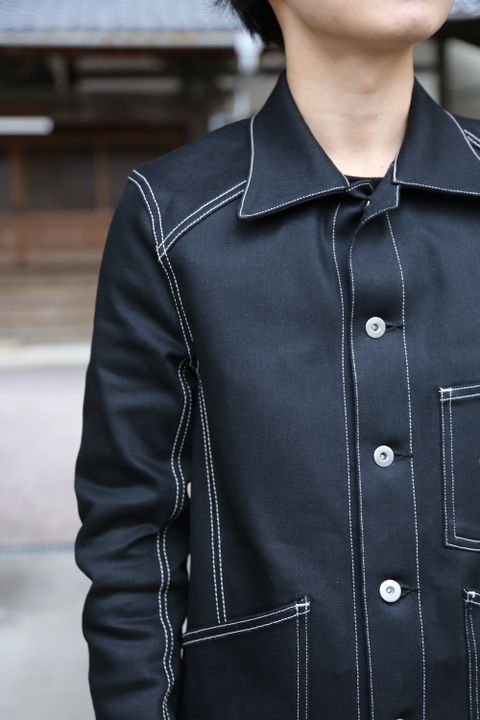 sulvam Mens slim denim jacket & Mens boots cut denim pants style 2020.12.19.