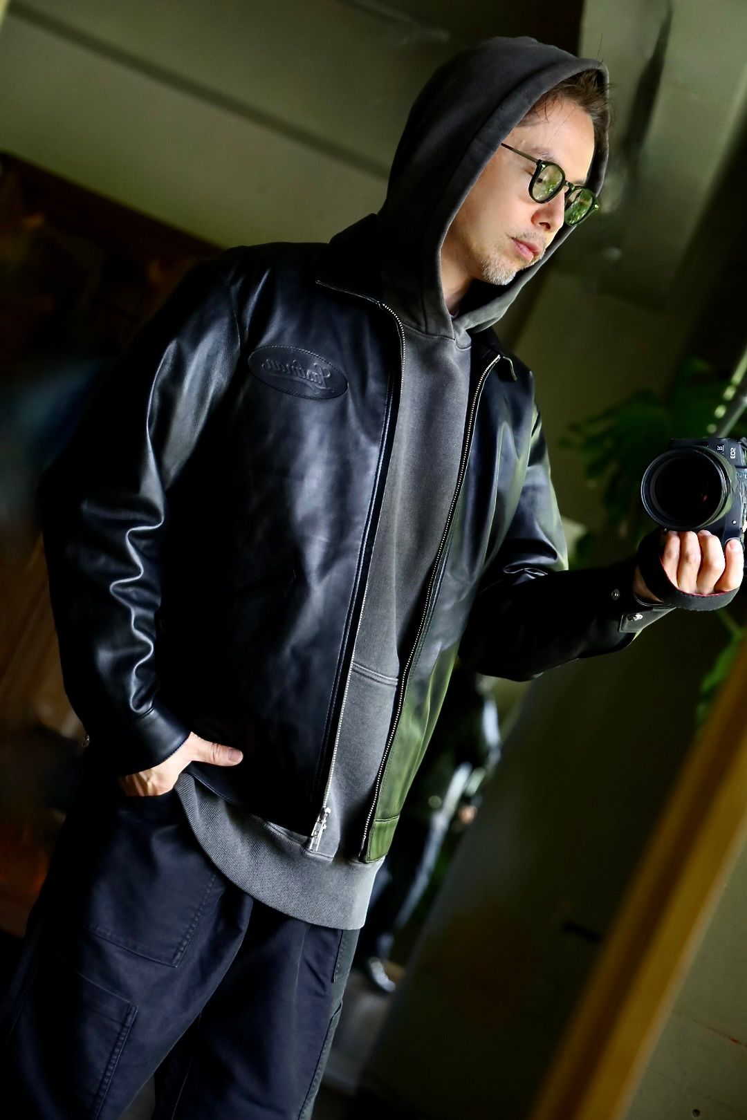 LASTMAN 24AW ラストマン大久保篤志 PRINTED HOODIE "ANGEL"スタイル