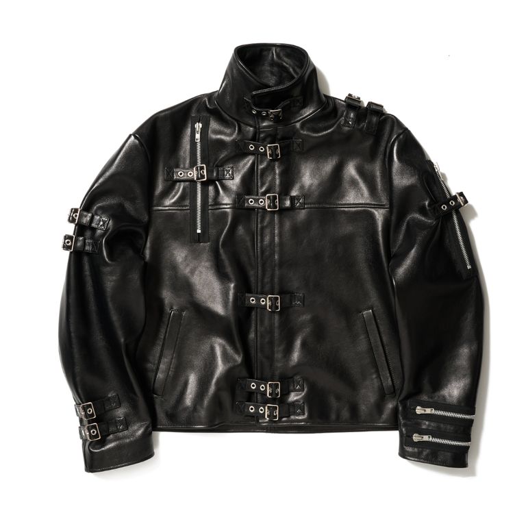 doublet - doublet 25AW BUCKLE OVERLOAD LEATHER JACKET