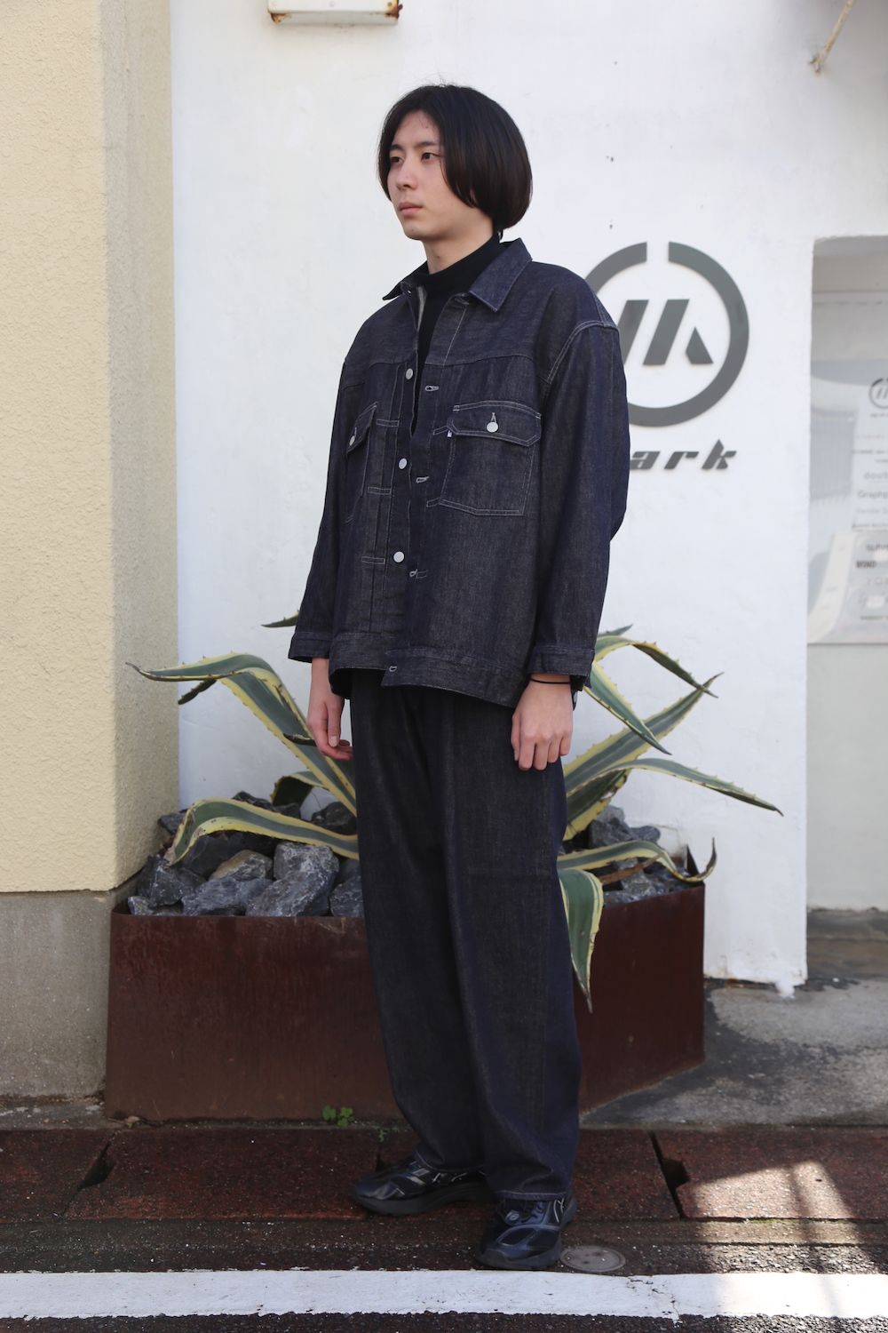 Graphpaper Colorfast Denim Blouson&Colorfast Denim Two Tuck Pants"INDIGO"Style.2020.11.14.