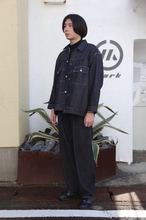 Graphpaper Colorfast Denim Blouson&Colorfast Denim Two Tuck Pants"INDIGO"Style.2020.11.14.