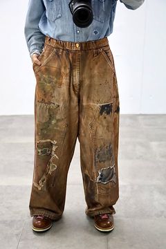 トーキングアバウト ジ アブストラクション 26SS パンツ PRINT DUCK WIDE PT(26SS-PT-002CH)BROWN新作発売！