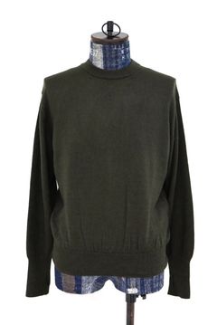 マーカウェア 26AW CREW NECK JUMPER(A26C24SW03C)DARK OLIVE☆新作発売！