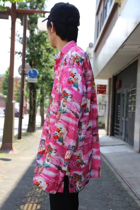 doublet ALOHA KUNG FU SHIRT"PINK"Style.2020.8.25.