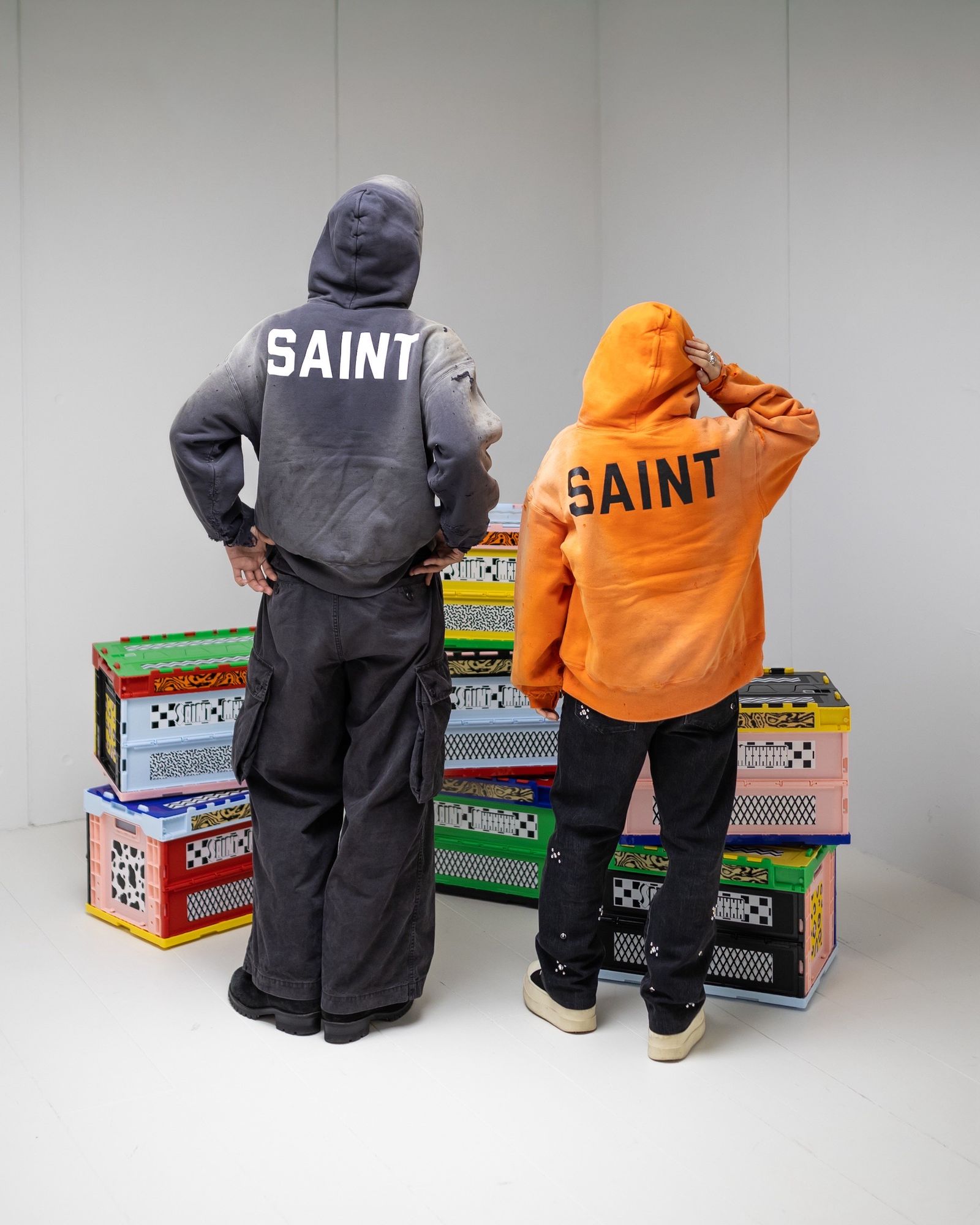 セントマイケル 新作BB_DBL FACE HOODIE/SAINT style.2025.11.7