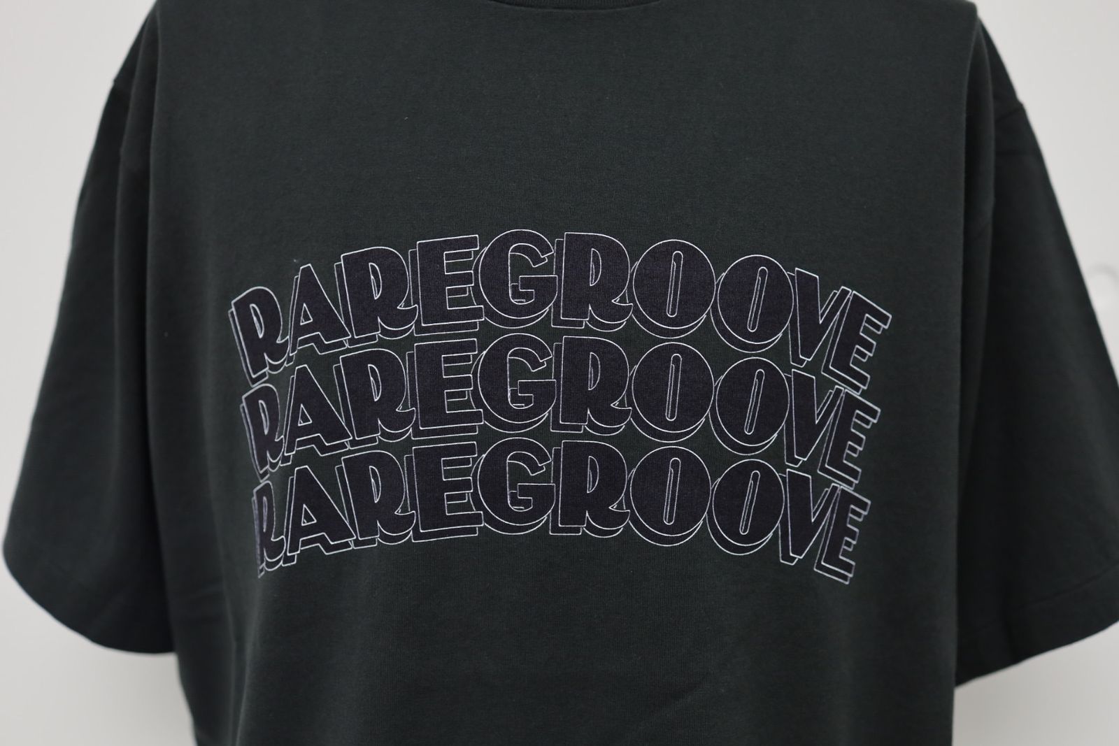 blurhms ROOTSTOCK ブラームスルーツストック 26SS RAREGROOVE Print Tee WIDE(bROOTS25S34S26B)INK BLACK x BLACK☆4月17日(金)新作発売！