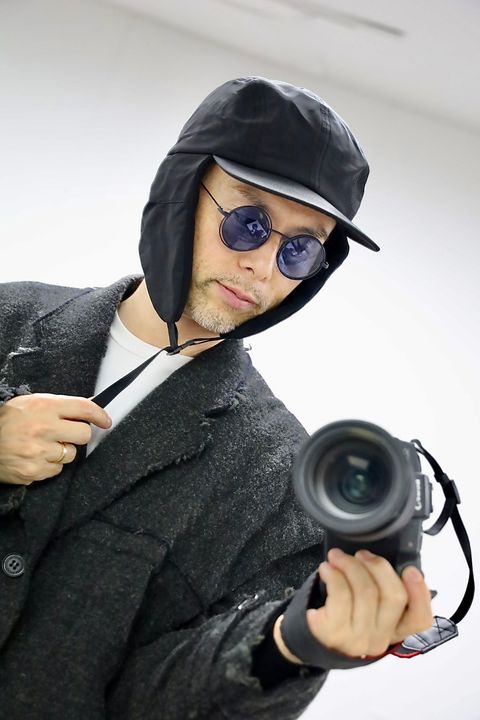 COMME des GARCONS HOMME ウールツイードヘリンボーンコートスタイル
