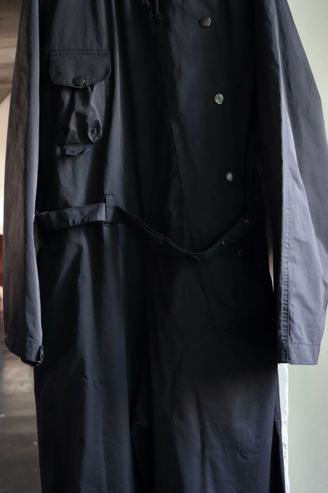 ヨーク23AWジャンプスーツ MILITARY JUMP SUIT(YK23FW0532AO)BLACK