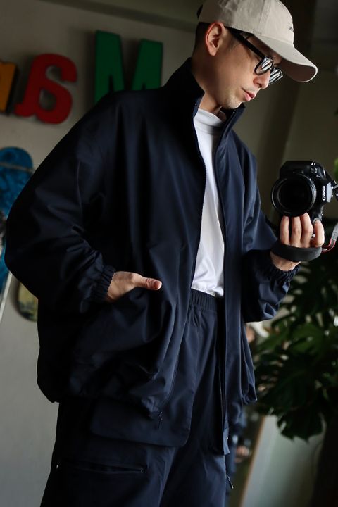 FreshService 23SS SOLOTEX TWILL FUNCTIONAL BLOUSON"NAVY"スタイル