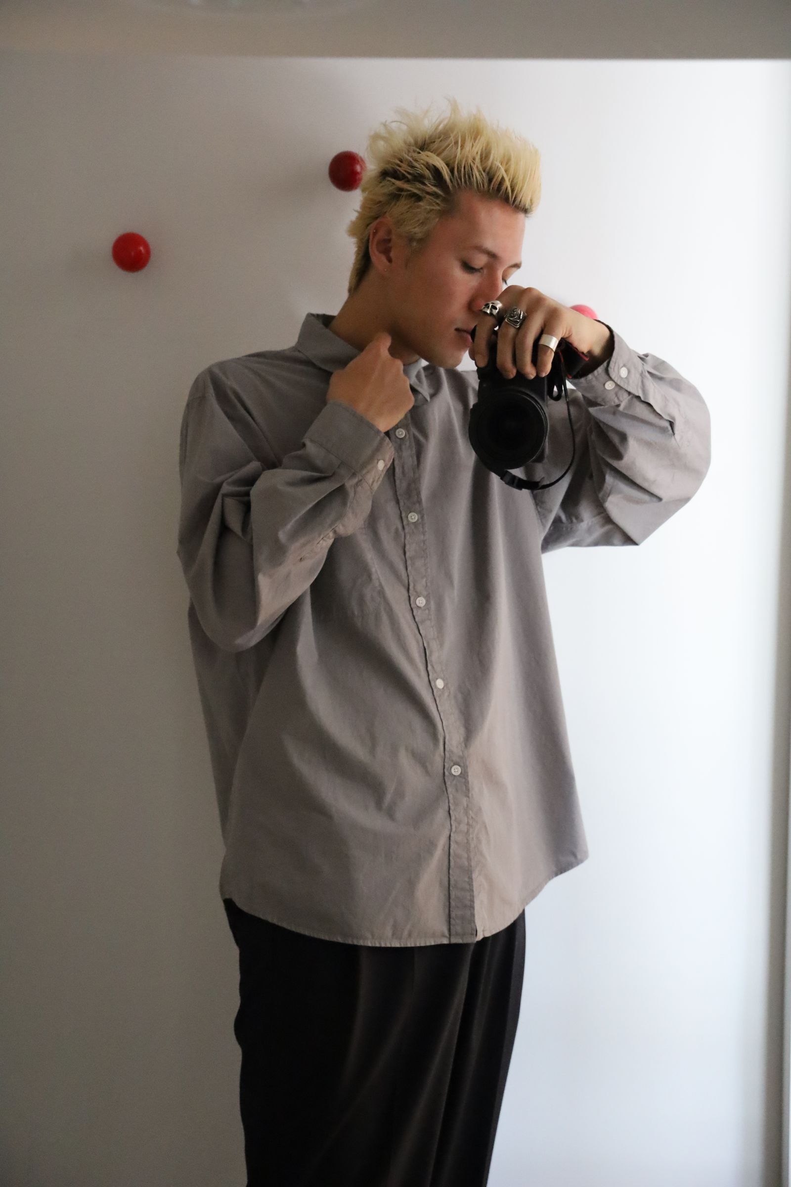 ANOTHER OFFICE BOLD GARMENT SHIRT ミックススタイル