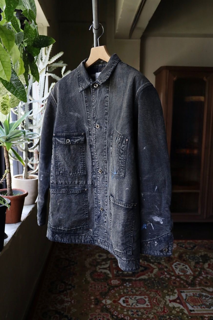 BOW WOW 25FWバウワウ  カバーオールDUCK COVERALL BLANKET LINER AGED(BW252-DCBL) AGED BLACK