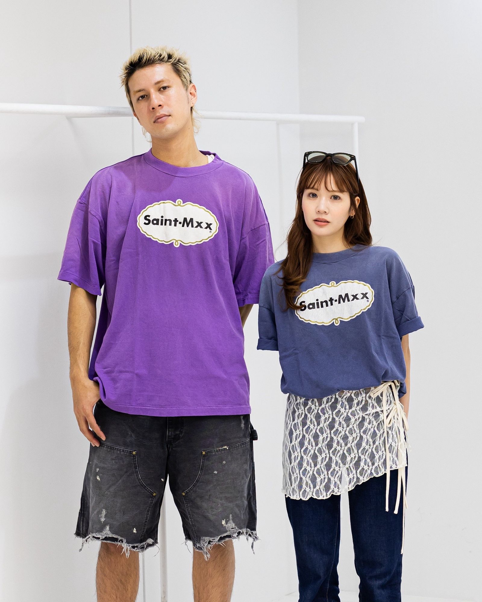 セントマイケル 26SS SAINT MXX_SS T-SHIRT(SM-MK8-0000-021)NAVY☆4月29日(水)新作発売！