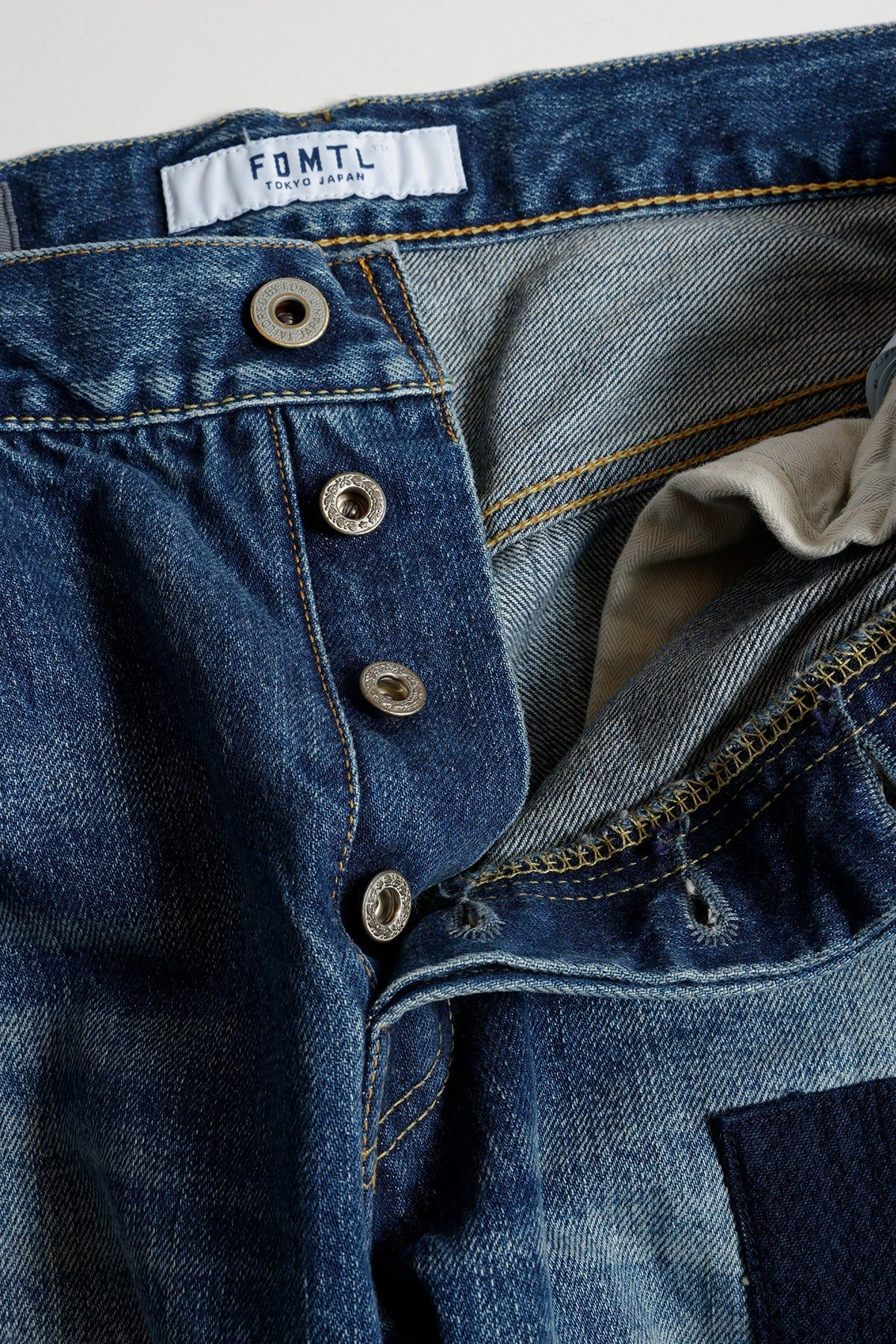 ファンダメンタル デニムパンツ CLASSIC FIT DENIM CS128 (FA25MG128)INDIGO