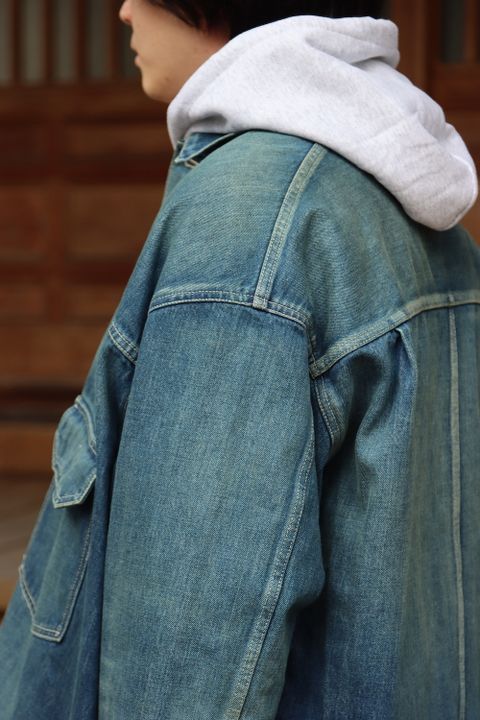 Graphpaper Selvage Denim Jacket(GU221-30025B) style.2022.1.30