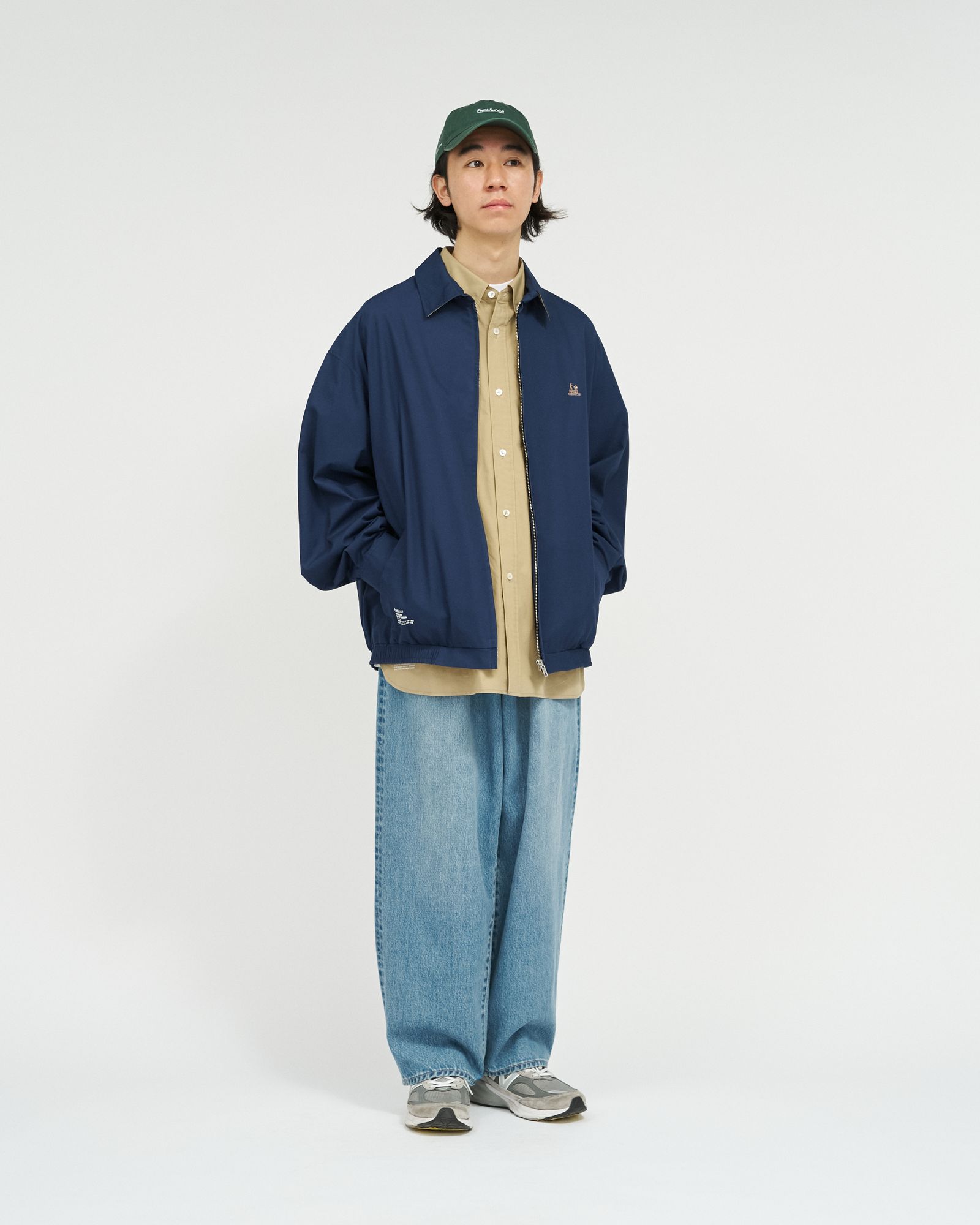 フレッシュサービス MADRAS LINED SWING TOP BLOUSON (FSC261-30294)NAVY★2月14日(土)発売