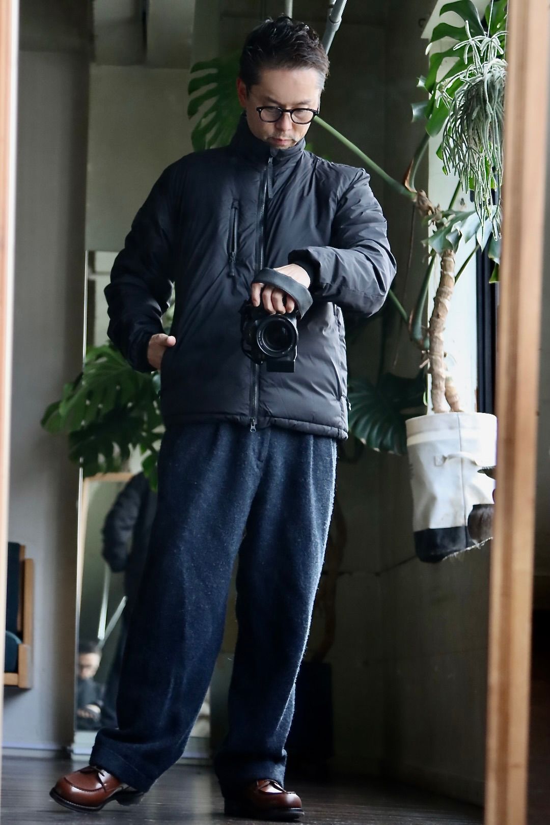 CANADA GOOSE Lodge Jacket Black Labelスタイル.2023.12.18.