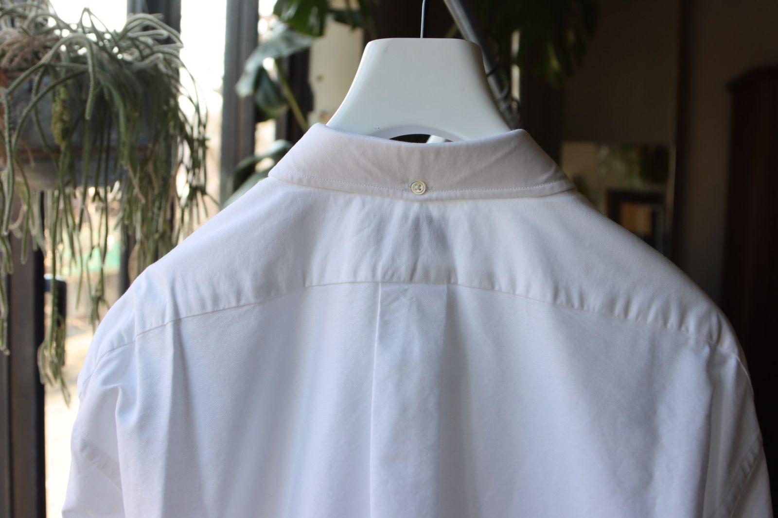 グラフペーパー24SS Oxford L/S B.D Box Shirt (GM241-50020B) WHITE