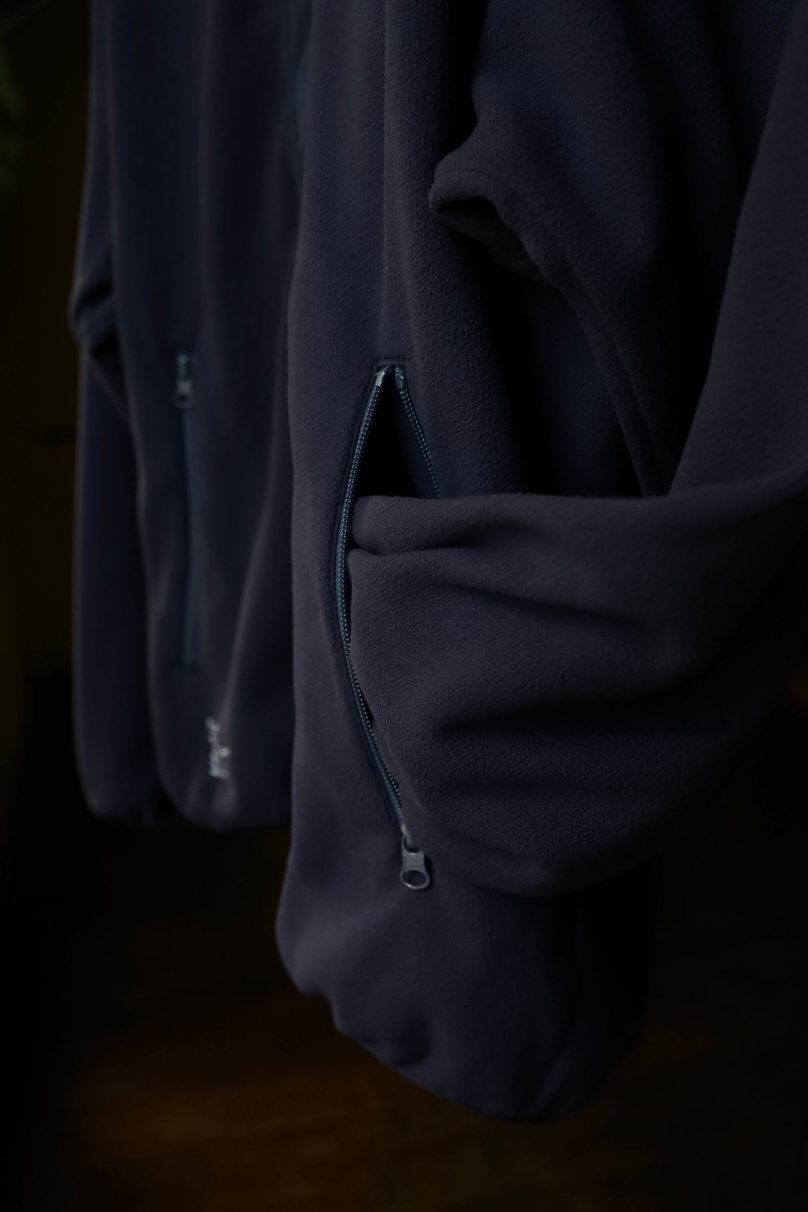 フレッシュサービス SYNTHETIC FLEECE CARDIGAN(FSC243-30093)NAVY