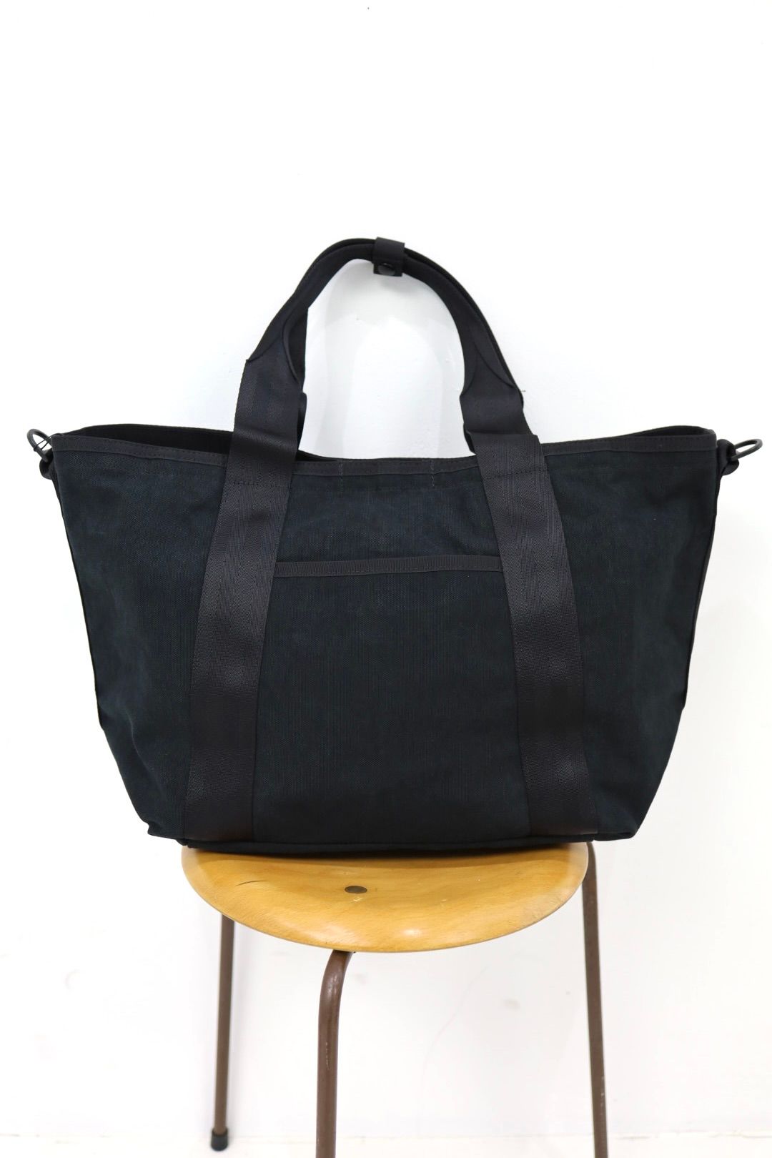 コムデギャルソンオム 綿キャンバスバイオストーン加工バッグ(HQ-K201-051)BLACK☆2月6日(金)発売！