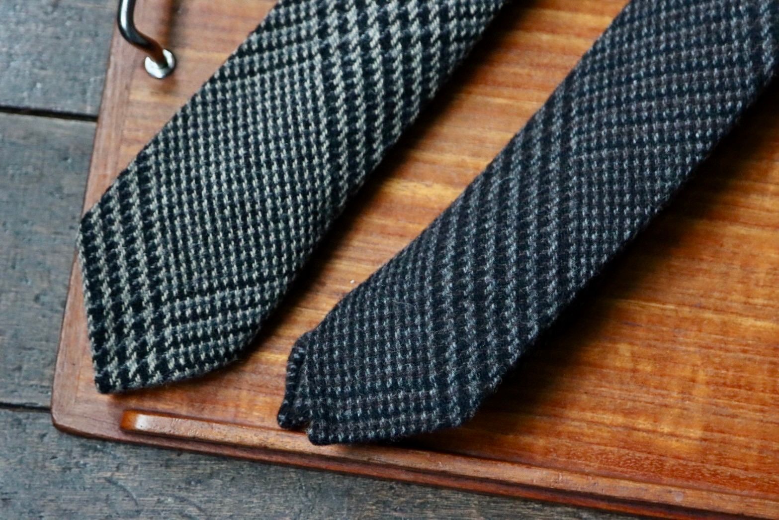 エンダースキーマ 25SA  tweed necktie(xu-c-twn)brown
