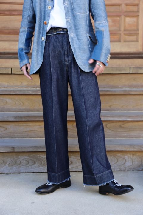 JUNYA WATANABE COMME des GARCONS MAN 綿リネンデニムジャケット(WG-J007-051) style. 2021.04.05.
