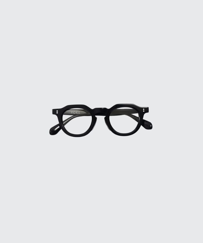 ヨーク24FW SUNGLASS / CLEAR LENS(YK24FW0859A) BLACK