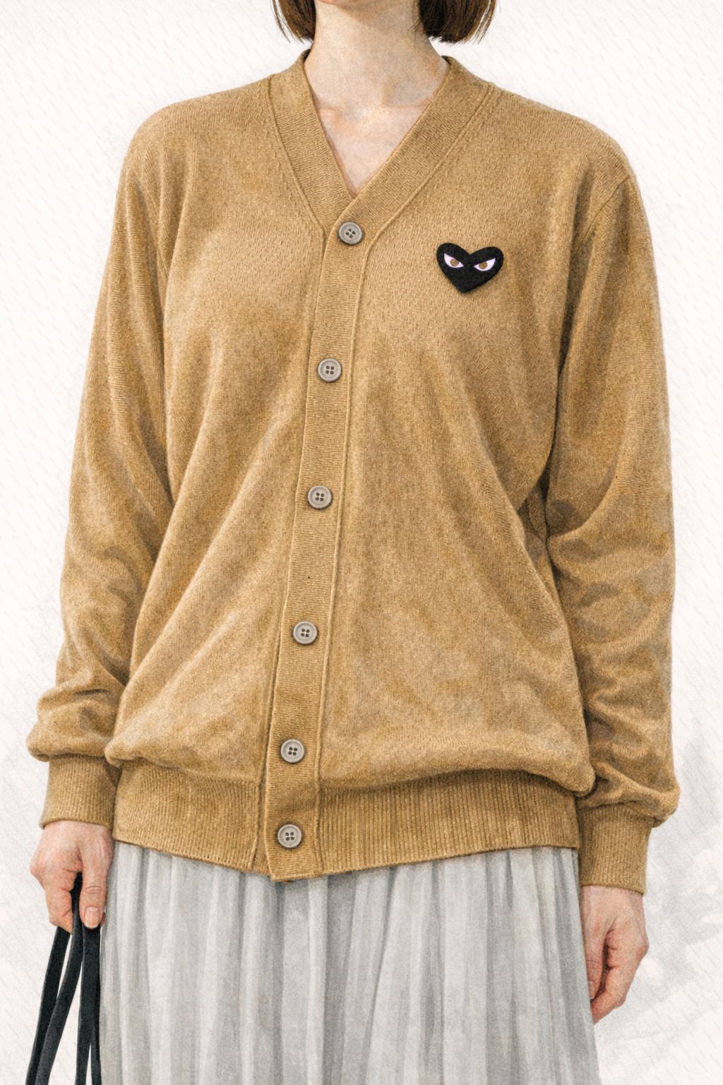 PLAY COMME des GARCONS - プレイコムデギャルソン V-NECK CARDIGAN